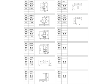 TP60 穿條平開門窗係列（liè）